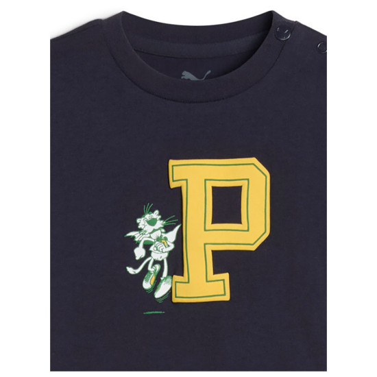 Puma Βρεφικό σετ Minicats Super Puma Tee and Shorts Set Puma Βρεφικό σετ Minicats Super Puma Tee and Shorts Set